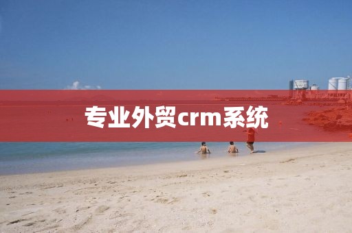 专业外贸crm系统