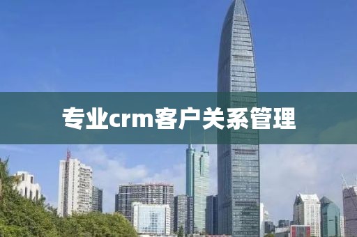 专业crm客户关系管理