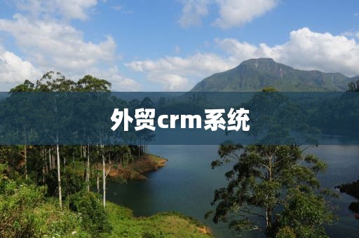 外贸crm系统