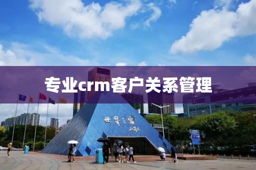 专业crm客户关系管理